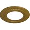 Ekena Millwork Claremont Ceiling Medallion (Fits Canopies up to 7"), Hnd-Painted Gold, 10 5/8"OD x 5 3/4"ID x 1/2"P CM10CLGLS - alternate 3